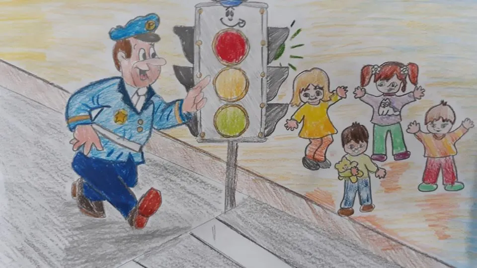 Concurs de desen pentru copii, organizat cu ocazia zilei Poliţiei Române