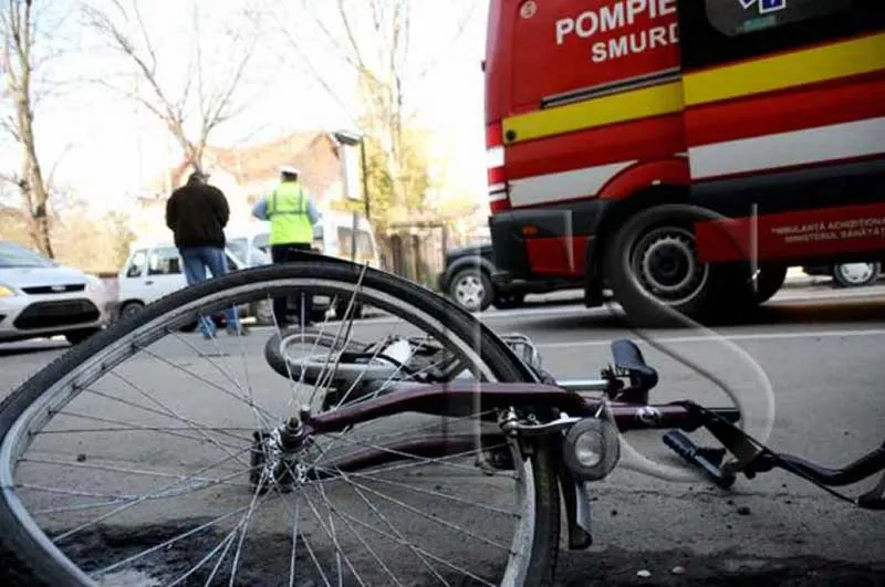 Un biciclist a fost lovit de mașină, la Odorheiu Secuiesc