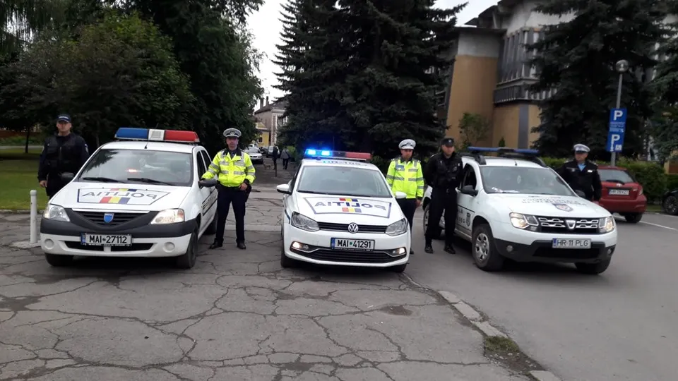 Moment de reculegere în memoria poliţistului împuşcat, din Timiş