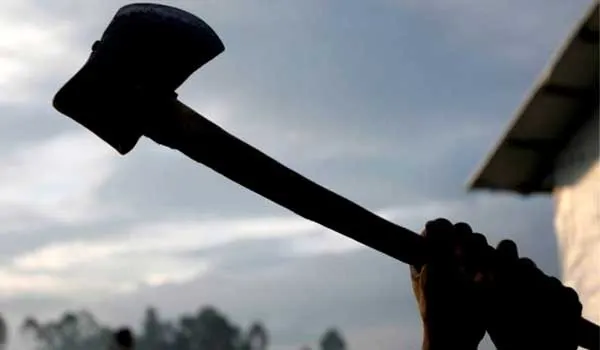 Bărbatul care a atacat un poliţist cu toporul a fost arestat preventiv
