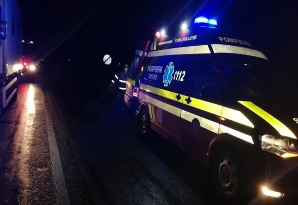 Pieton de 75 de ani, rănit grav pe un drum din județul Harghita 