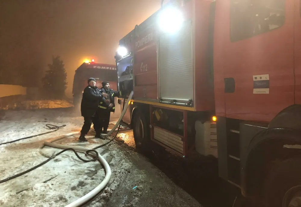 A luat foc centrala termică a unei locuințe din Miercurea Ciuc