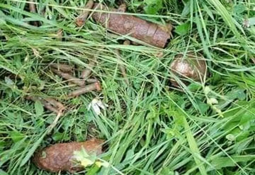 30 de elemente de muniție descoperite de un detectorist autorizat