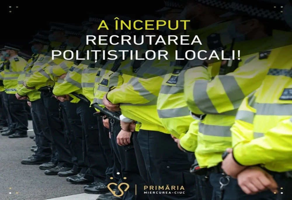 Recrutări la Poliția Locală Miercurea Ciuc