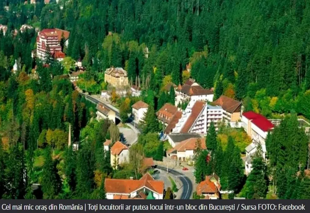 Cel mai mic oraș din România | Toți locuitorii ar putea locui într-un bloc din București
