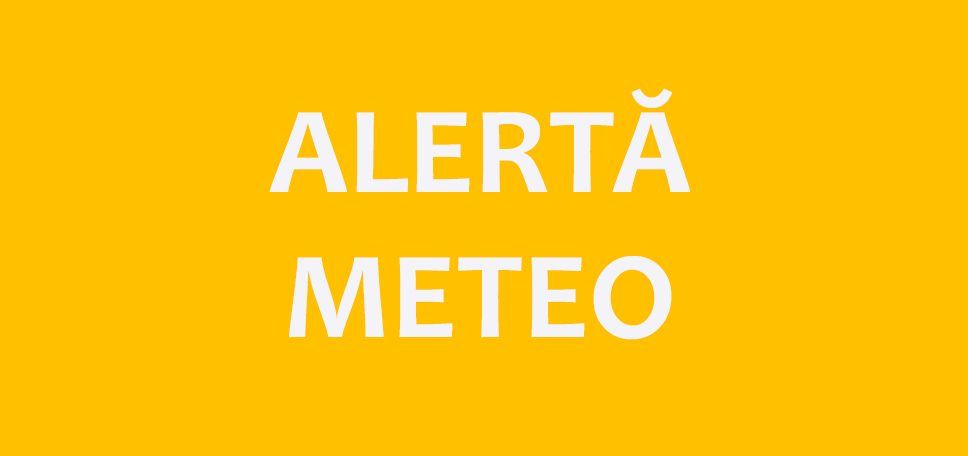 COD GALBEN de instabilitate atmosferică accentuată