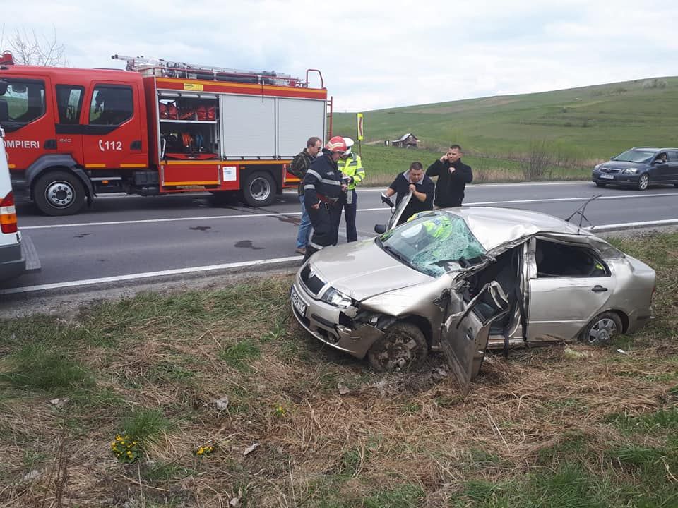 Un şofer din Ucraina a fost prins, după ce a provocat un accident, în zona Odorhei, şi a fugit de la locul faptei