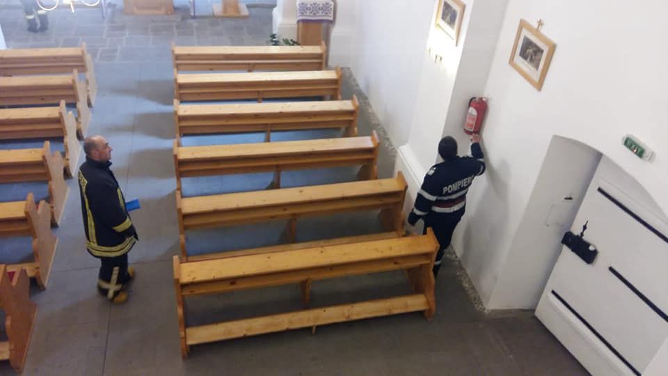 Specialiştii ISU Harghita au controlat bisericile din Miercurea Ciuc