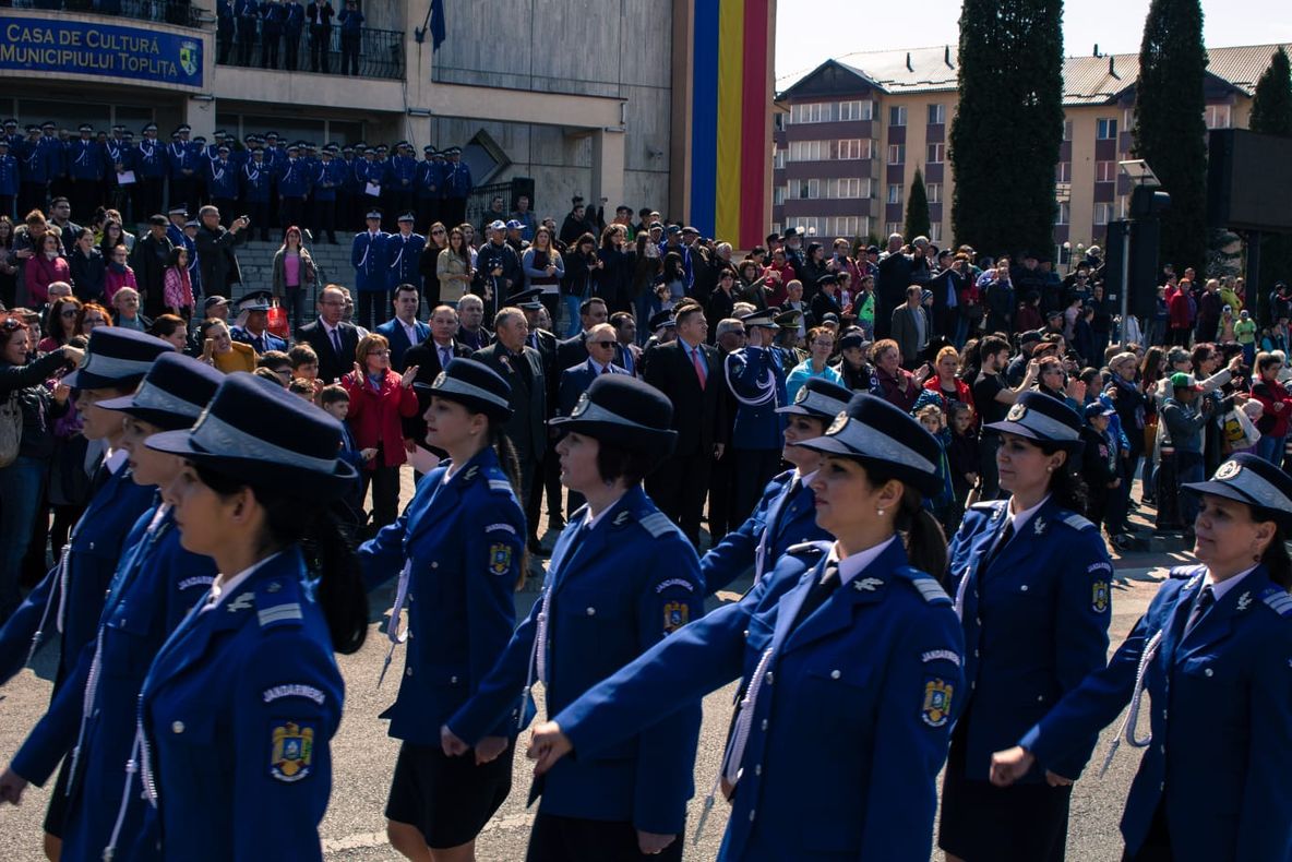 FOTO  + VIDEO Ziua Jandarmeriei Române sărbătorită la Toplița