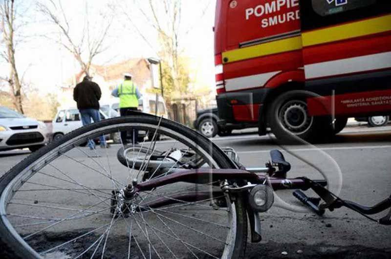 Un biciclist a fost lovit de mașină, la Odorheiu Secuiesc