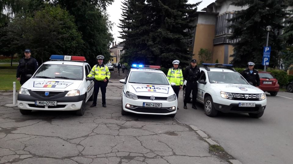 Moment de reculegere în memoria poliţistului împuşcat, din Timiş