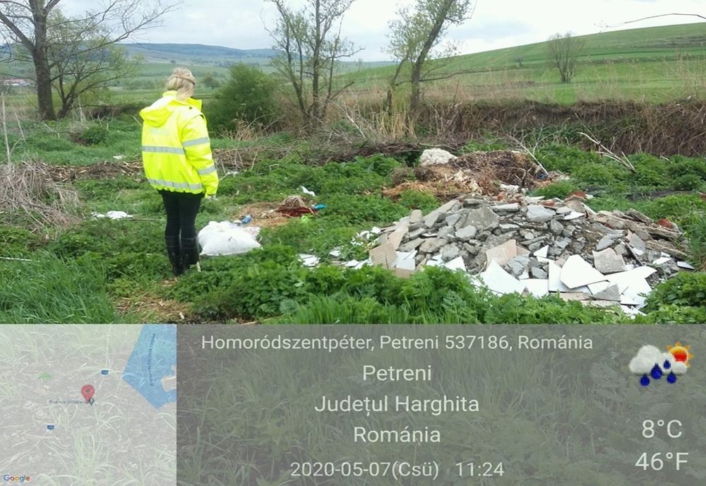 FOTO. Controale ale Gărzii de Mediu Harghita pe cursurile de apă din județ. Ce nereguli au găsit comisarii 