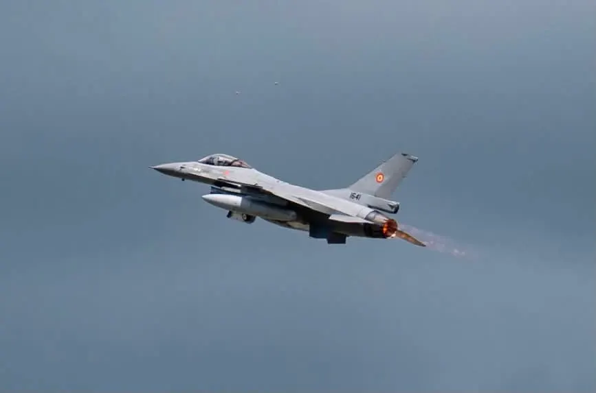 Alertă în nordul județului Tulcea. Două avioane F-16 au fost ridicate de la sol după detectarea unei ținte aeriene