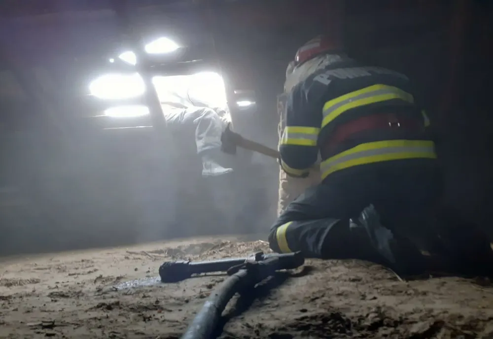 Două incendii, în această seară, în județul Harghita