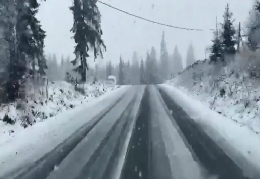 VIDEO Ninge în județul Harghita!