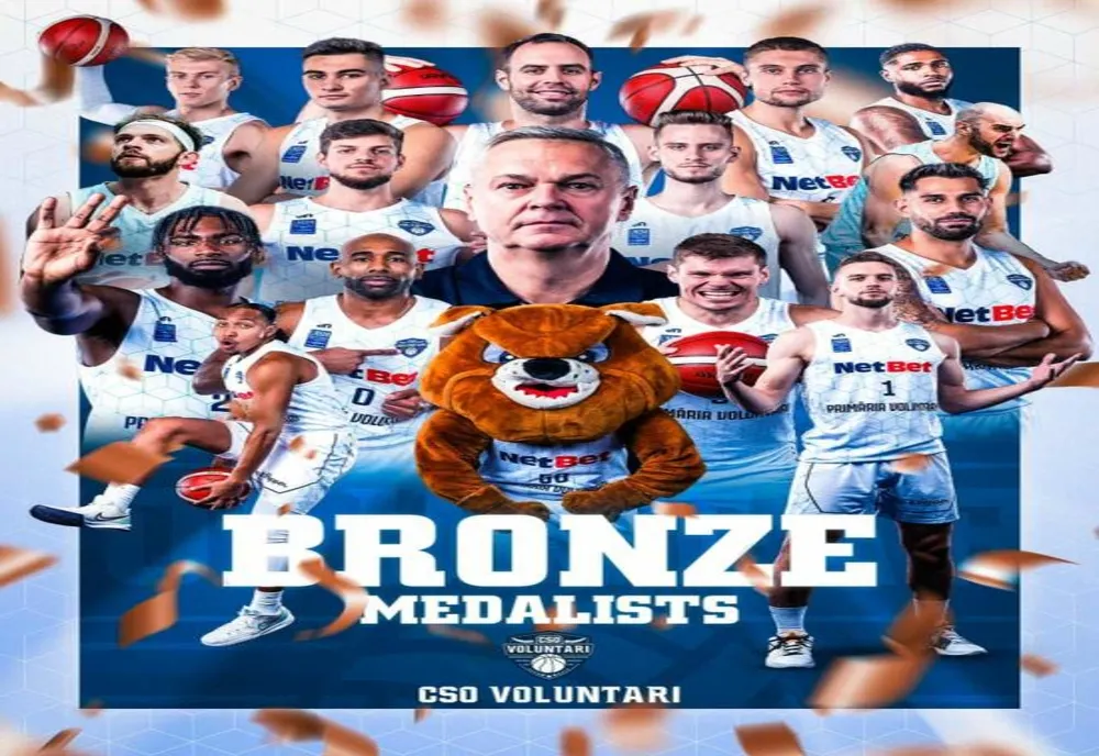 Baschet masculin: CSO Voluntari a câştigat medaliile de bronz în Liga Naţională