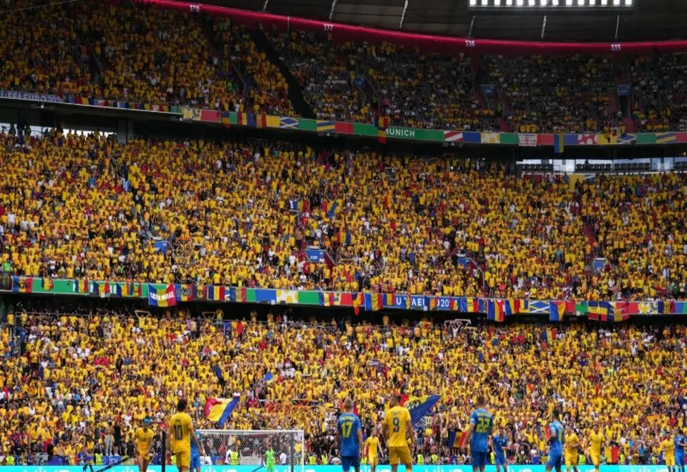 EURO 2024: "Cod galben" de suporteri români, la meciul contra Olandei