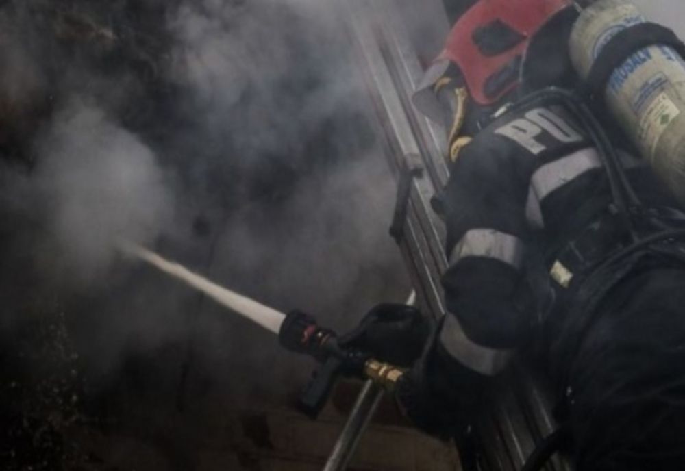 Incendiu la un transformator electric din Tulgheș