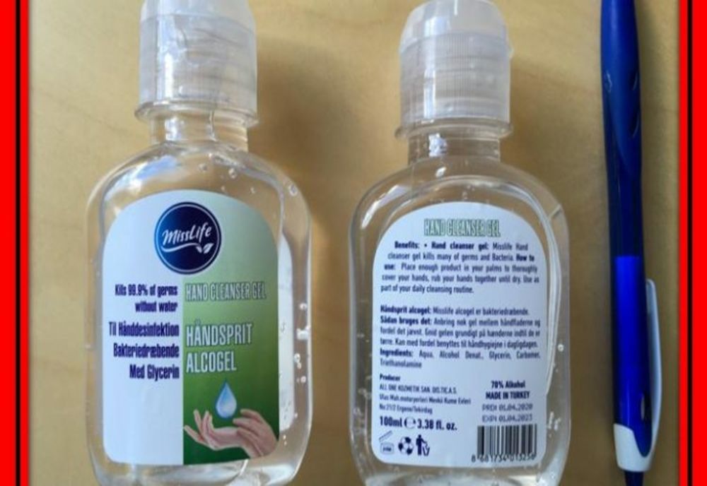 Protecția Consumatorilor: "Gel dezinfectant care ne poate afecta sănătatea!"