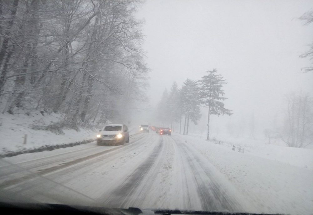 Atenționări METEO de vânt puternic, lapoviță și ninsoare! Unde se va depune zăpadă