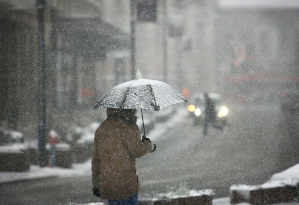 Vremea 2 decembrie - Ploaie, lapoviță,vânt puternic