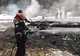 Pompierii harghiteni sting un incendiu izbugnit la un tren în Lunca de Sus. Din fericire este un exerciţiu
