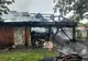 Anexă gospodărească din Gheorgheni distrusă de flăcări