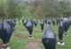 FOTO Crucile românilor din Valea Uzului, acoperite cu saci negri de plastic